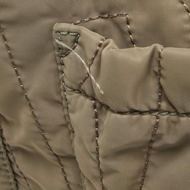 Pre Owned Marc by Marc Jacobs Grey Pretty Nylon Eliz-A Diaper Bag 