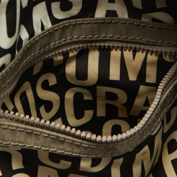 Pre Owned Marc by Marc Jacobs Grey Pretty Nylon Eliz-A Diaper Bag 