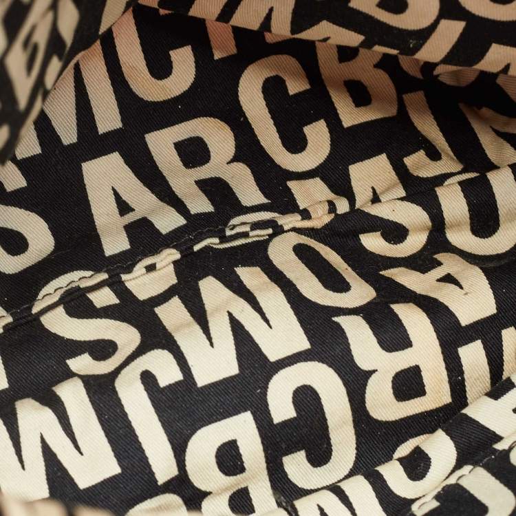 Pre Owned Marc by Marc Jacobs Orange Nylon Medium Pretty Tate Tote