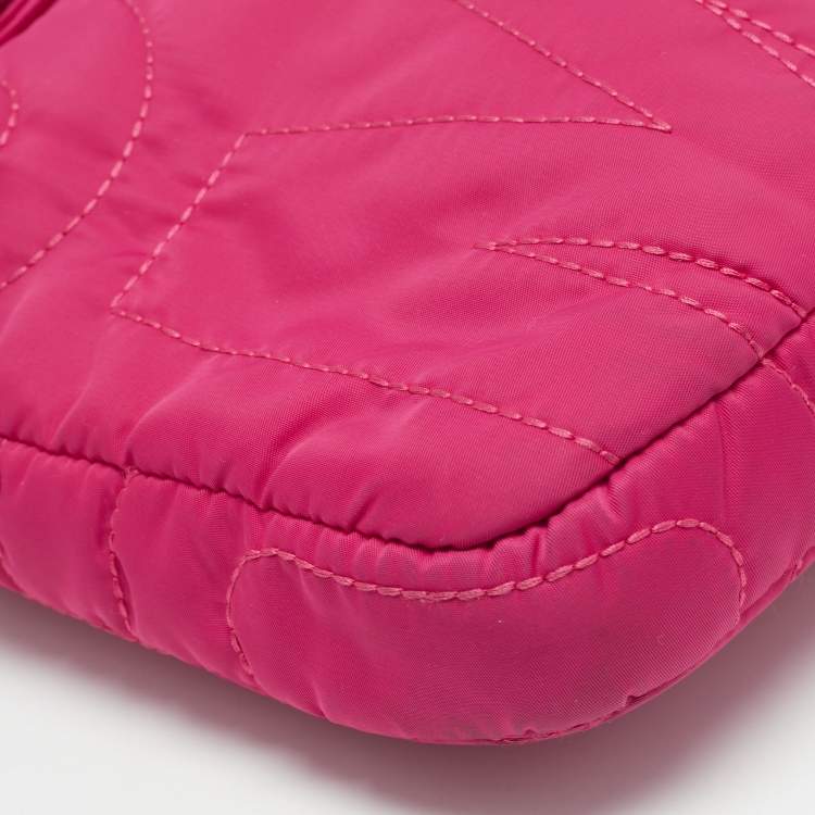 Pre Owned Marc By Marc Jacobs Fuchsia Nylon Pretty Laptop Bag