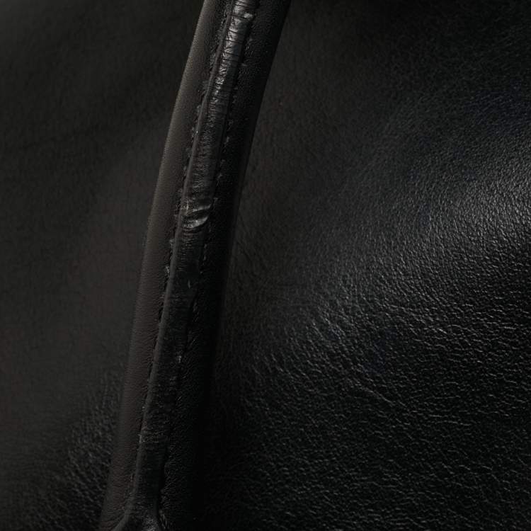 Pre Owned Marc by Marc Jacobs Black Leather Goodbye Columbus Satchel