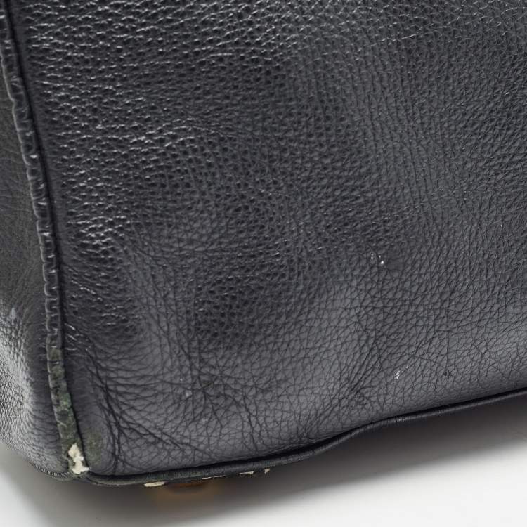 Pre Owned Marc by Marc Jacobs Black Leather Too Hot to Handle Tote