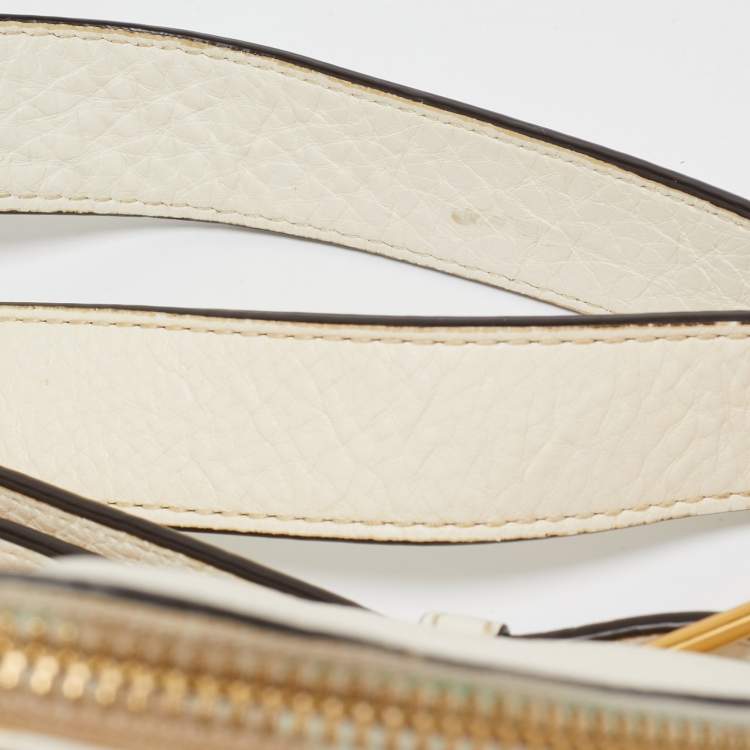 Pre Owned Marc by Marc Jacobs Off White Leather Classic Q Natasha Crossbody Bag