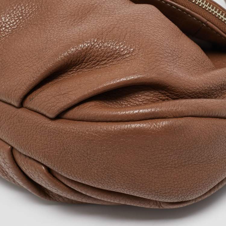 Pre Owned Marc By Marc Jacobs Brown Leather Classic Q Natasha Crossbody Bag