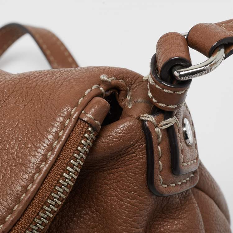 Pre Owned Marc By Marc Jacobs Brown Leather Classic Q Natasha Crossbody Bag