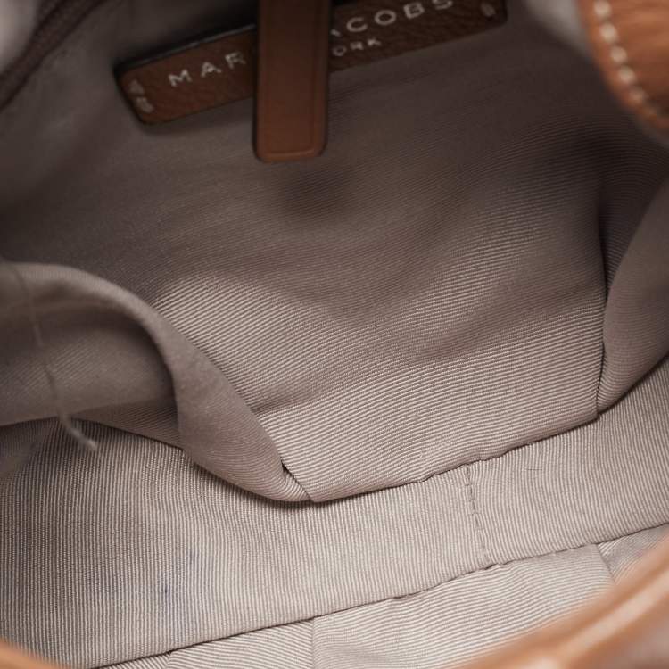 Pre Owned Marc By Marc Jacobs Brown Leather Classic Q Natasha Crossbody Bag
