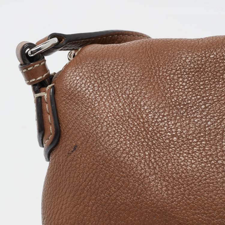 Pre Owned Marc By Marc Jacobs Brown Leather Classic Q Natasha Crossbody Bag