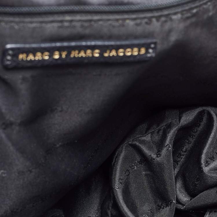 Pre Owned Marc by Marc Jacobs Black Leather Flipping Out Top Handle Bag