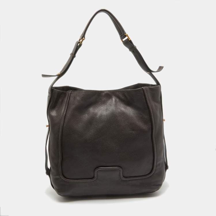 Pre Owned Marc by Marc Jacobs Purple Leather Revolution Hobo