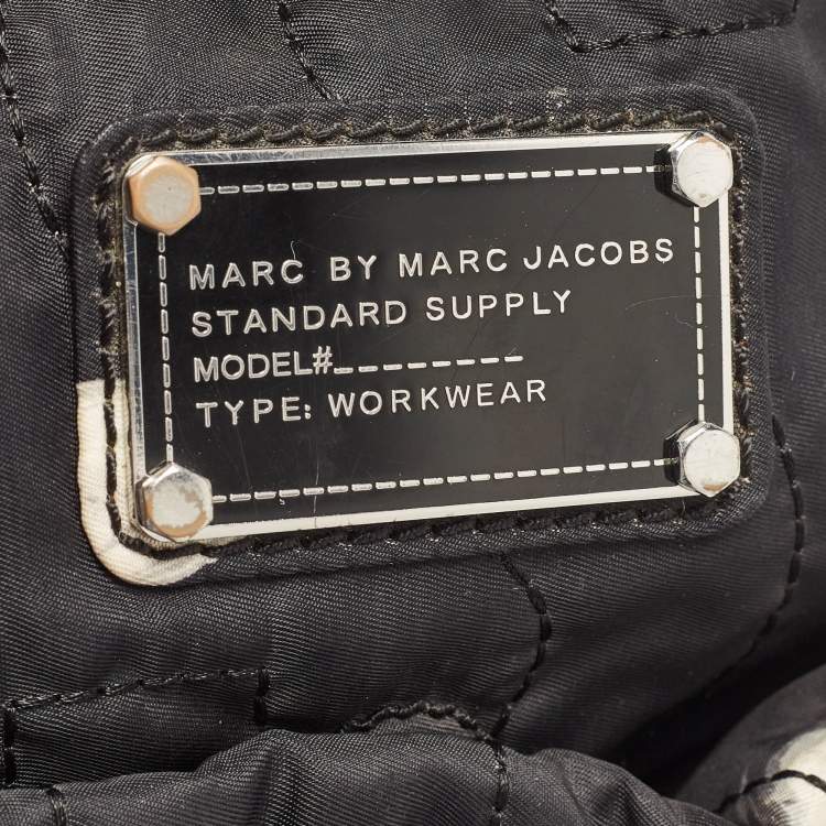 Pre Owned Marc by Marc Jacobs Black Nylon Pretty Tate Tote
