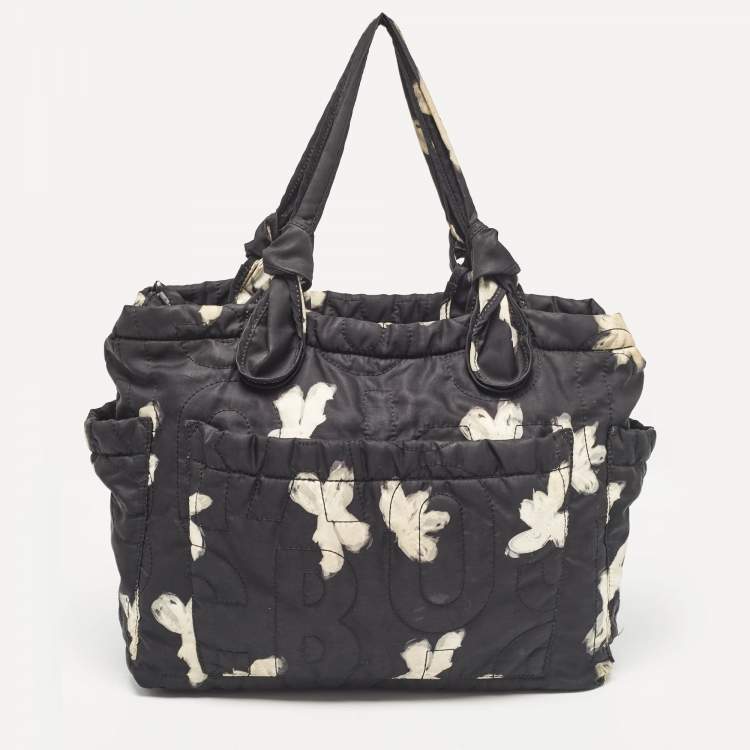 Pre Owned Marc by Marc Jacobs Black Nylon Pretty Tate Tote