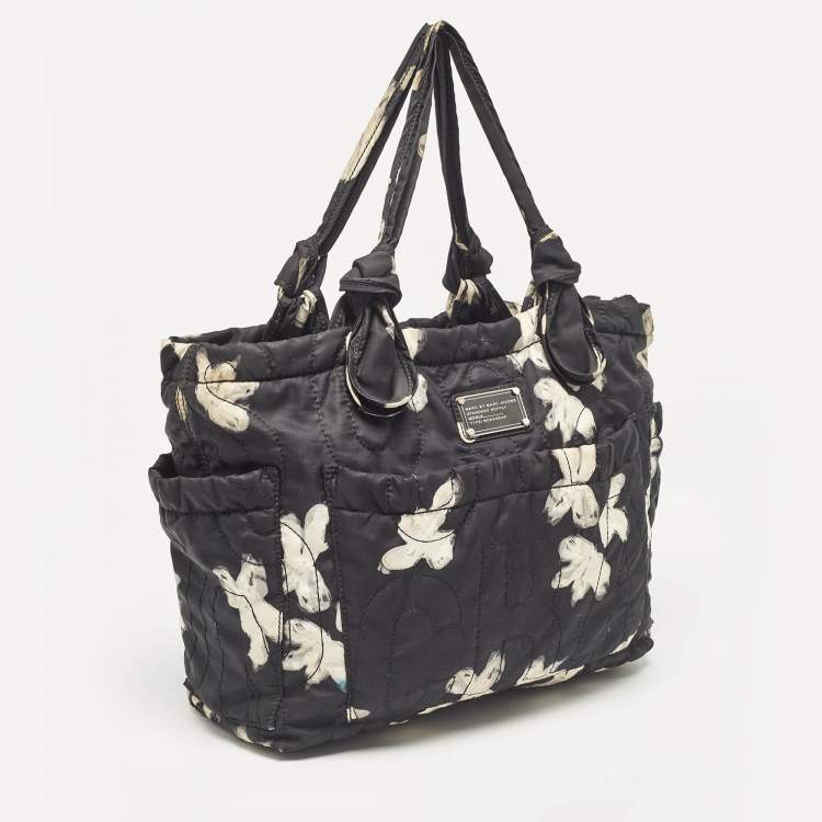 Pre Owned Marc by Marc Jacobs Black Nylon Pretty Tate Tote
