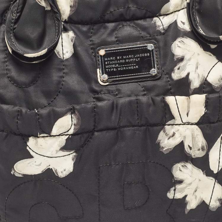 Pre Owned Marc by Marc Jacobs Black Nylon Pretty Tate Tote