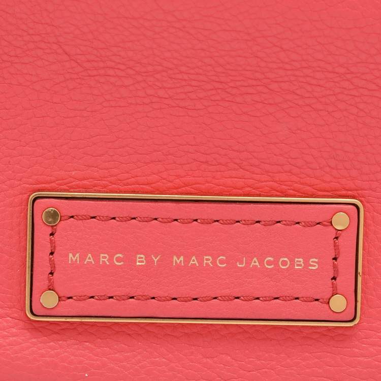 Pre Owned Marc by Marc Jacobs Pink Leather Too Hot To Handle Hobo