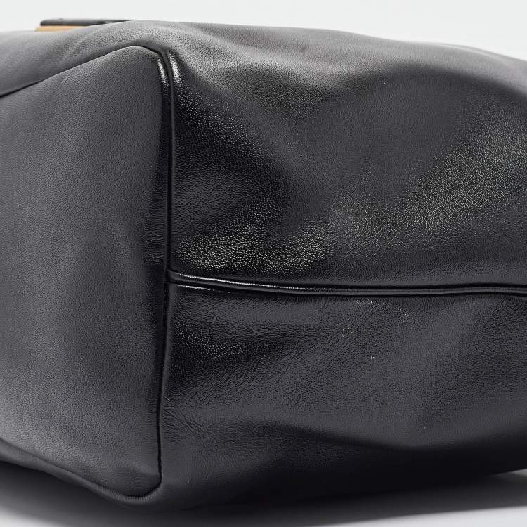 Pre Owned Marc by Marc Jacobs Black Leather Ligero East West Tote