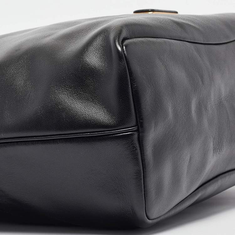 Pre Owned Marc by Marc Jacobs Black Leather Ligero East West Tote