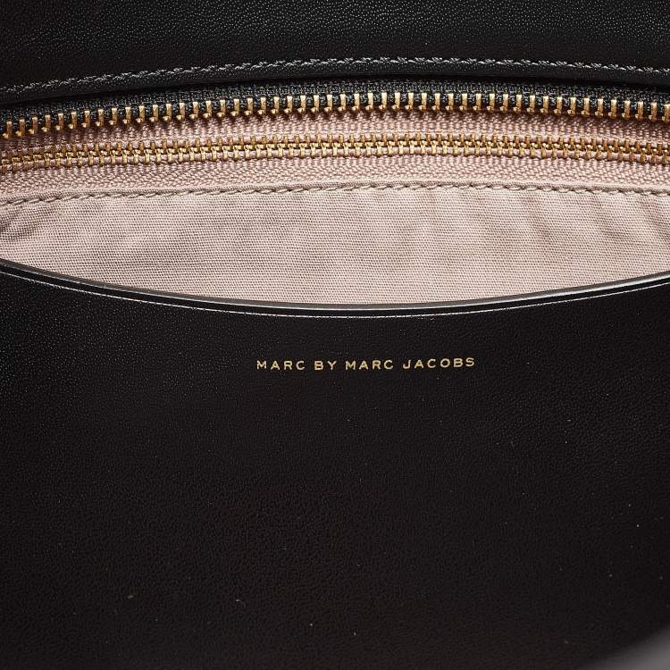 Pre Owned Marc by Marc Jacobs Black Leather Ligero East West Tote