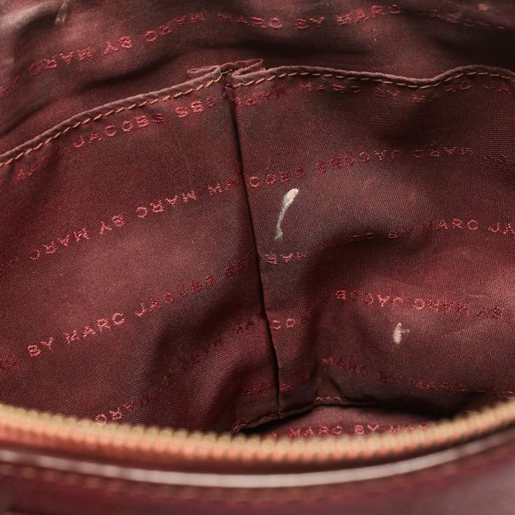 Pre Owned Marc by Marc Jacobs Tri Color Leather Sheltered Island Satchel