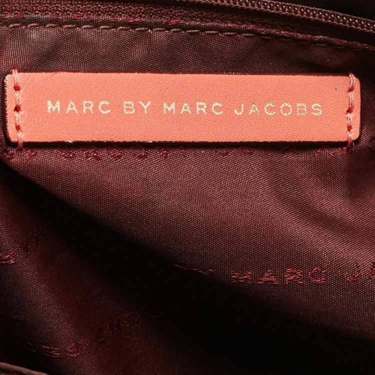 Pre Owned Marc by Marc Jacobs Tri Color Leather Sheltered Island Satchel
