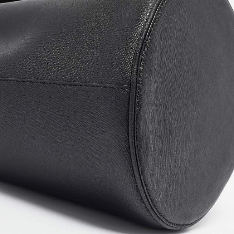 Pre Owned Marc by Marc Jacobs Black Saffiano Leather Bucket Bag