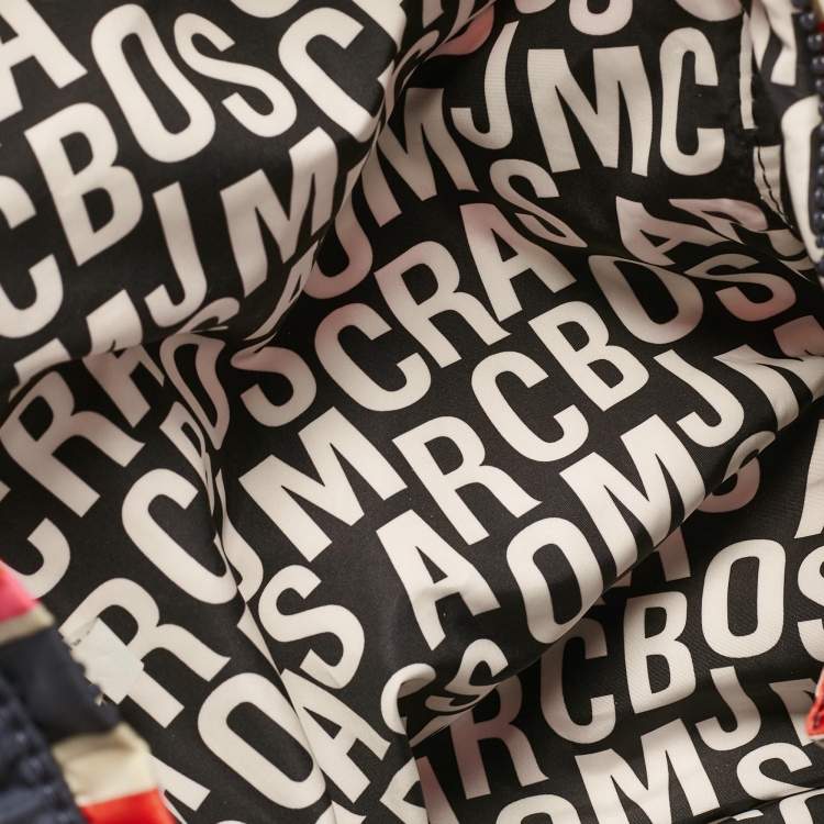 Pre Owned Marc by Marc Jacobs Multicolor Striped Nylon Backpack