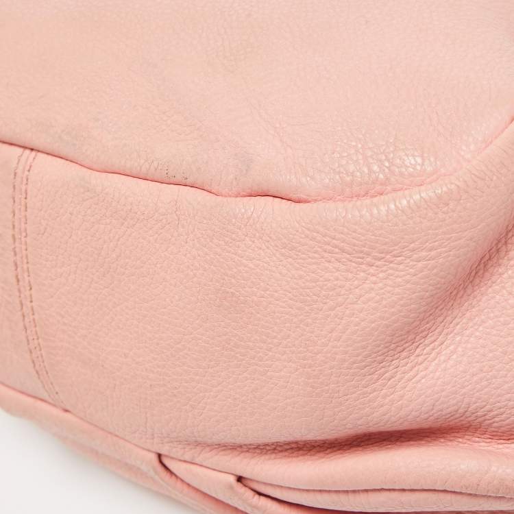Pre Owned Marc by Marc Jacobs Pink Leather Classic Q Lil Ukita Top Handle Bag