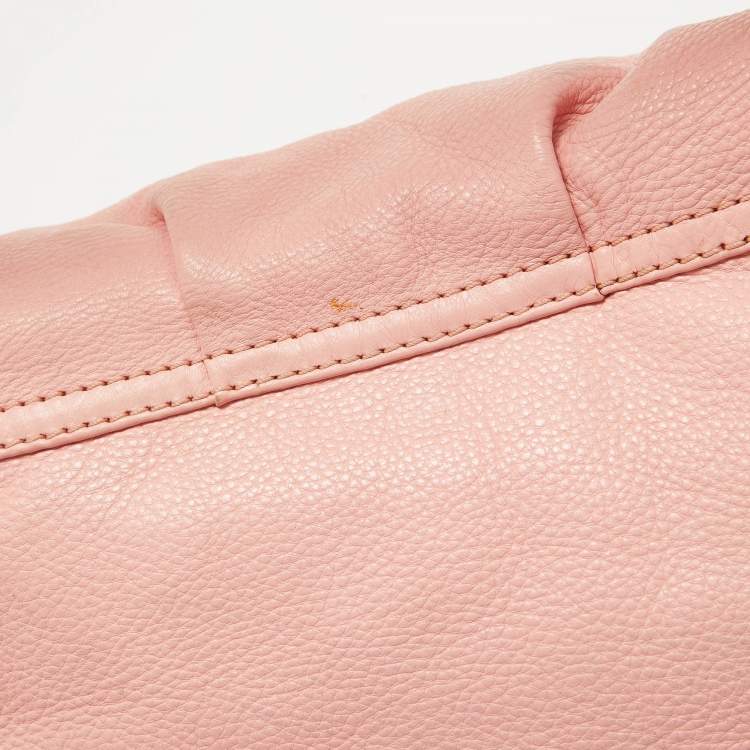 Pre Owned Marc by Marc Jacobs Pink Leather Classic Q Lil Ukita Top Handle Bag