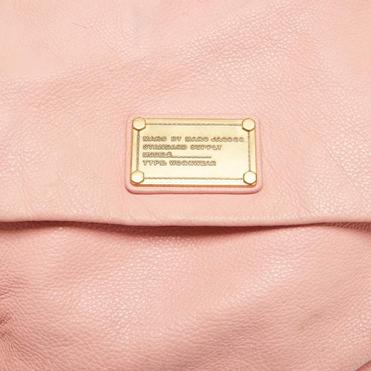 Pre Owned Marc by Marc Jacobs Pink Leather Classic Q Lil Ukita Top Handle Bag