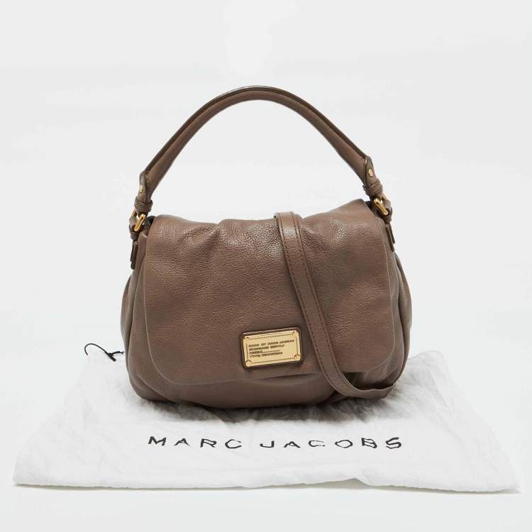 Pre Owned Marc by Marc Jacobs Beige Leather Classic Q Lil Ukita Satchel