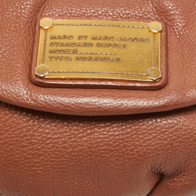 Pre Owned Marc by Marc Jacobs Brown Leather Classic Q Karlie Crossbody Bag