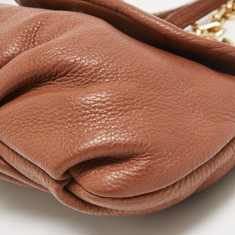 Pre Owned Marc by Marc Jacobs Brown Leather Classic Q Karlie Crossbody Bag
