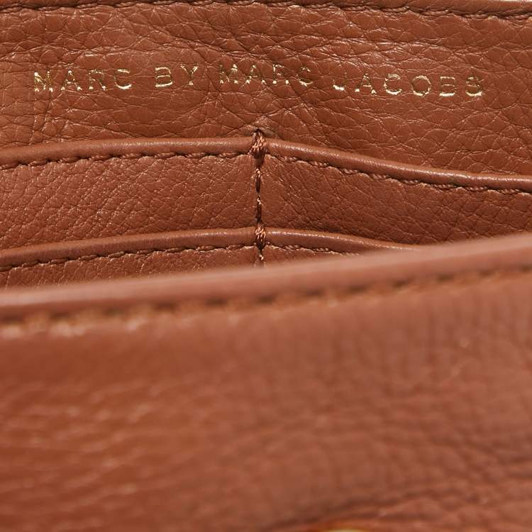 Pre Owned Marc by Marc Jacobs Brown Leather Classic Q Karlie Crossbody Bag