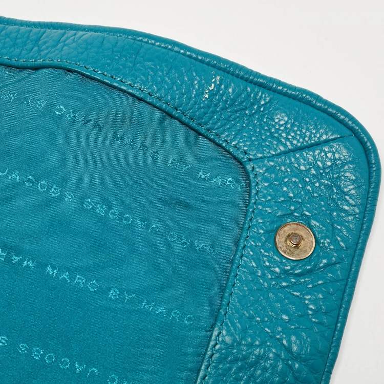 مملوكة مسبقًا Marc by Marc Jacobs Teal Green Leather Too Hot to Handle Top Handle Bag