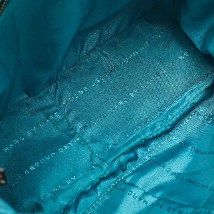 مملوكة مسبقًا Marc by Marc Jacobs Teal Green Leather Too Hot to Handle Top Handle Bag