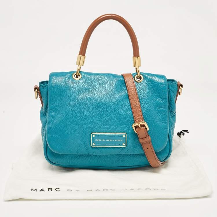مملوكة مسبقًا Marc by Marc Jacobs Teal Green Leather Too Hot to Handle Top Handle Bag