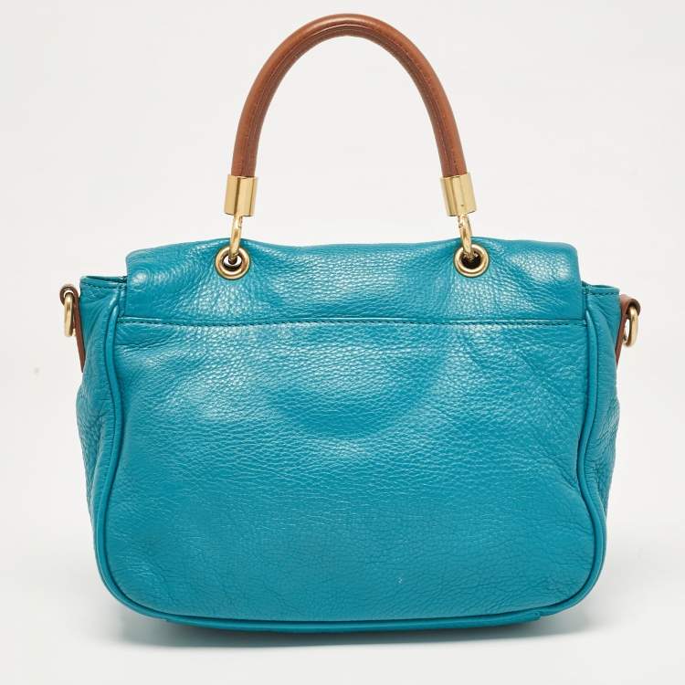 مملوكة مسبقًا Marc by Marc Jacobs Teal Green Leather Too Hot to Handle Top Handle Bag