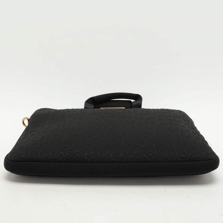 Pre Owned Marc by Marc Jacobs Black Neoprene Laptop Bag