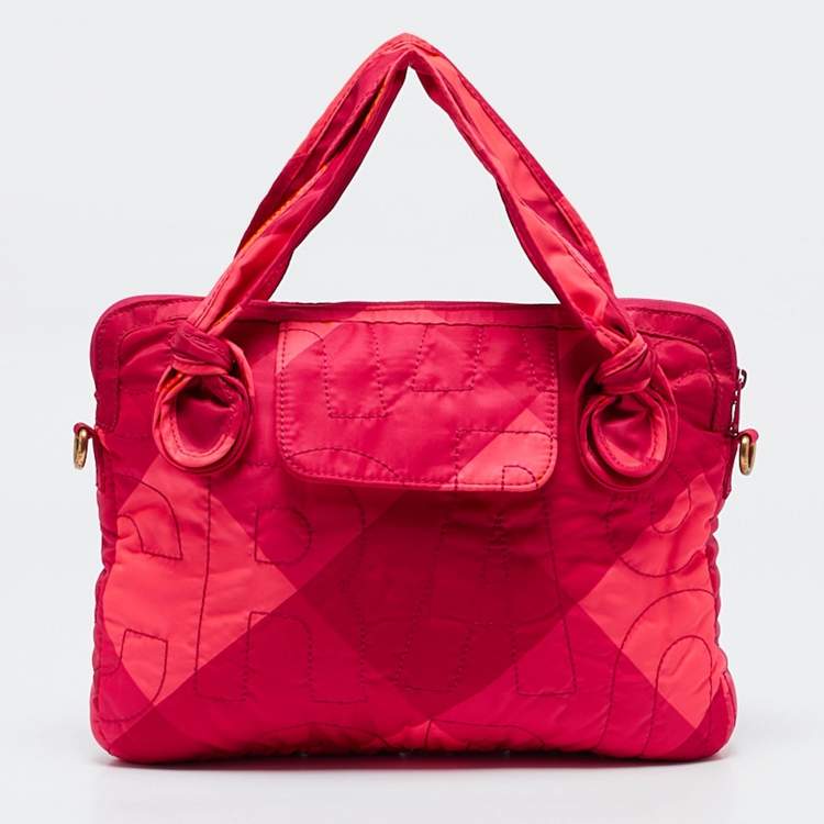 Pre Owned Marc by Marc Jacobs Multicolor Nylon Pretty 13 Laptop Bag