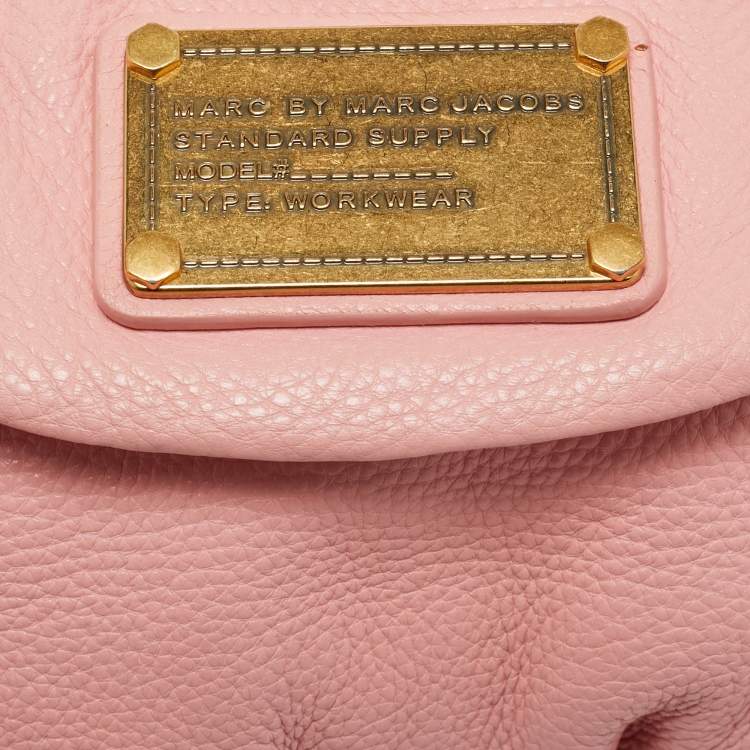 Pre Owned Marc by Marc Jacobs Pink Leather Classic Q Karlie Crossbody Bag