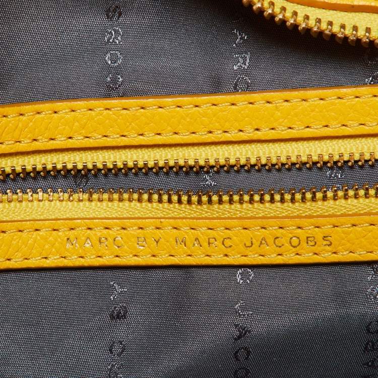 Pre Owned Marc by Marc Jacobs Yellow Leather Too Hot to Handle Tote