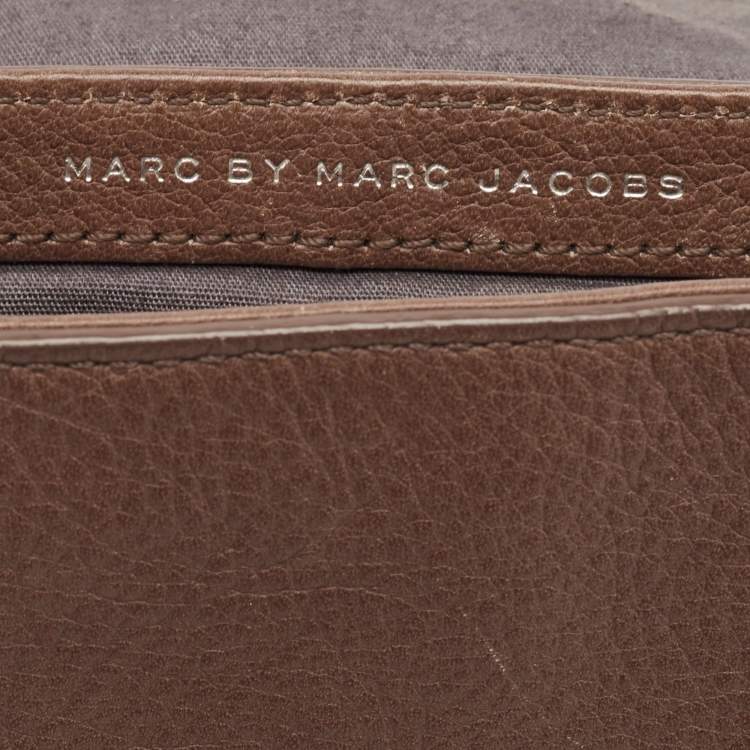 Pre Owned Marc by Marc Jacobs Brown Leather Sweet Jane June Crossbody Bag