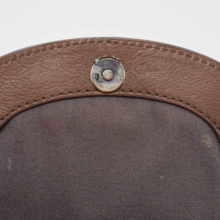 Pre Owned Marc by Marc Jacobs Brown Leather Sweet Jane June Crossbody Bag
