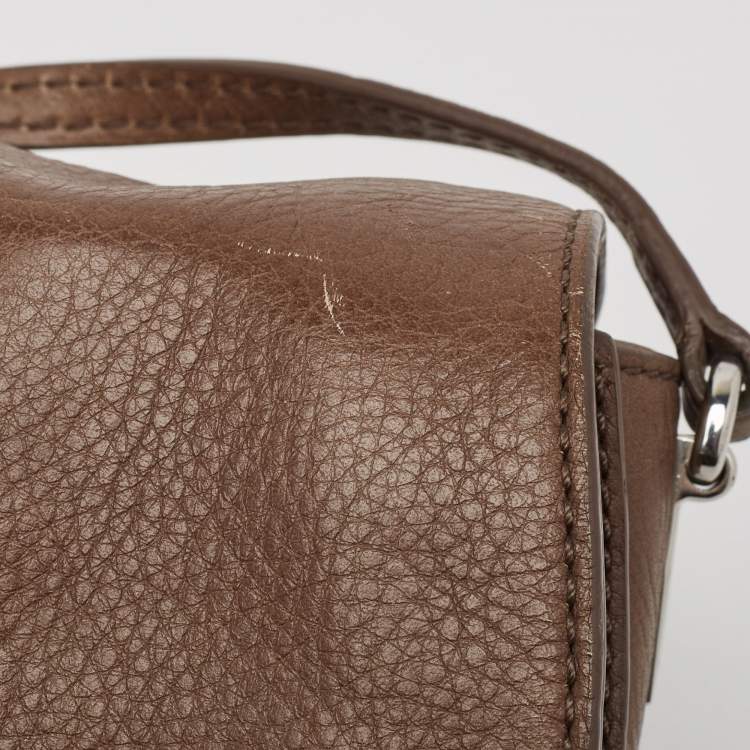 Pre Owned Marc by Marc Jacobs Brown Leather Sweet Jane June Crossbody Bag