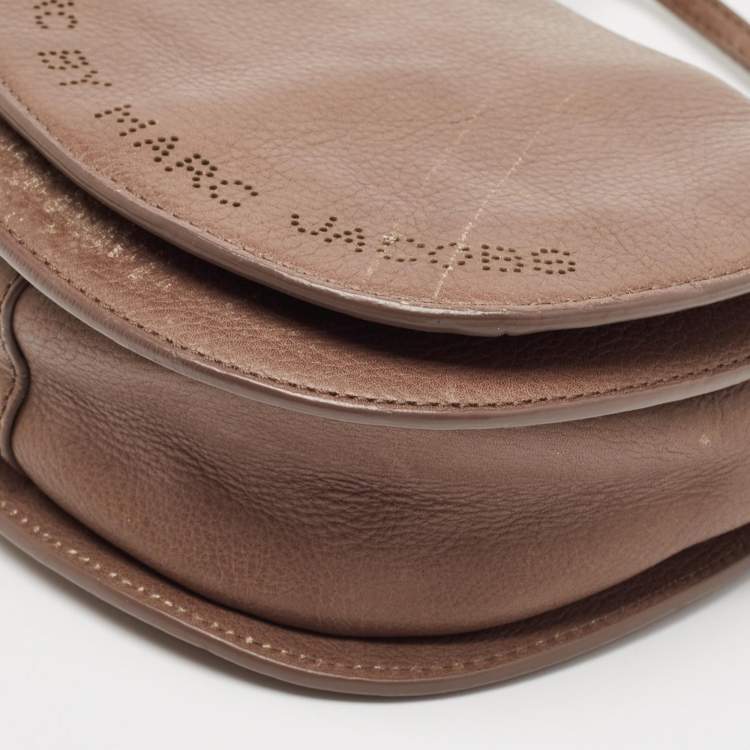 Pre Owned Marc by Marc Jacobs Brown Leather Sweet Jane June Crossbody Bag