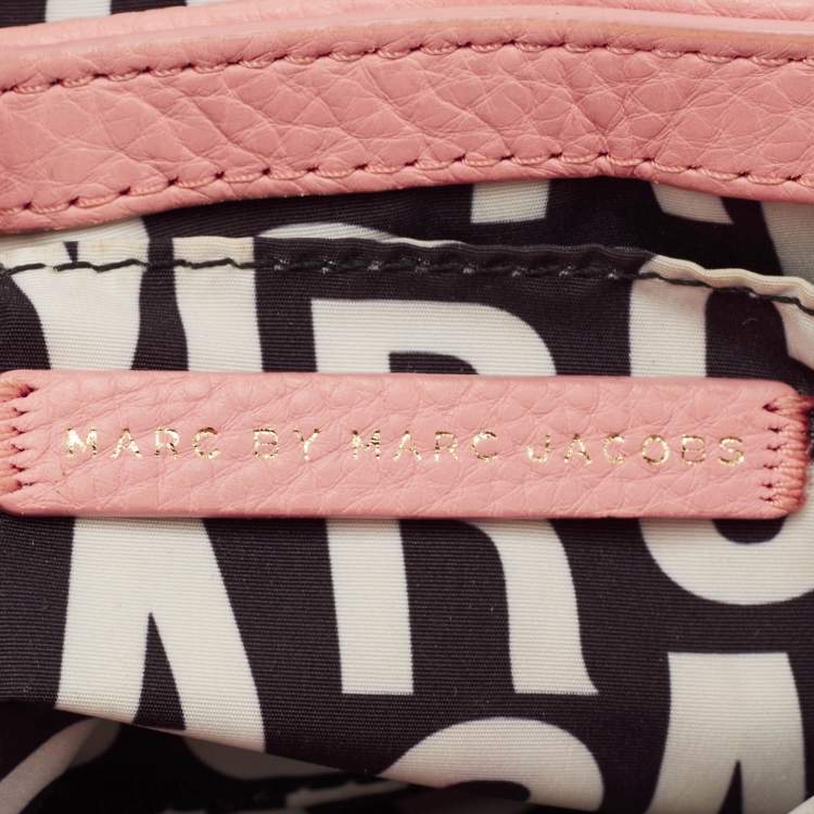 Pre Owned Marc by Marc Jacobs Pink Leather Classic Q Isabelle Crossbody Bag