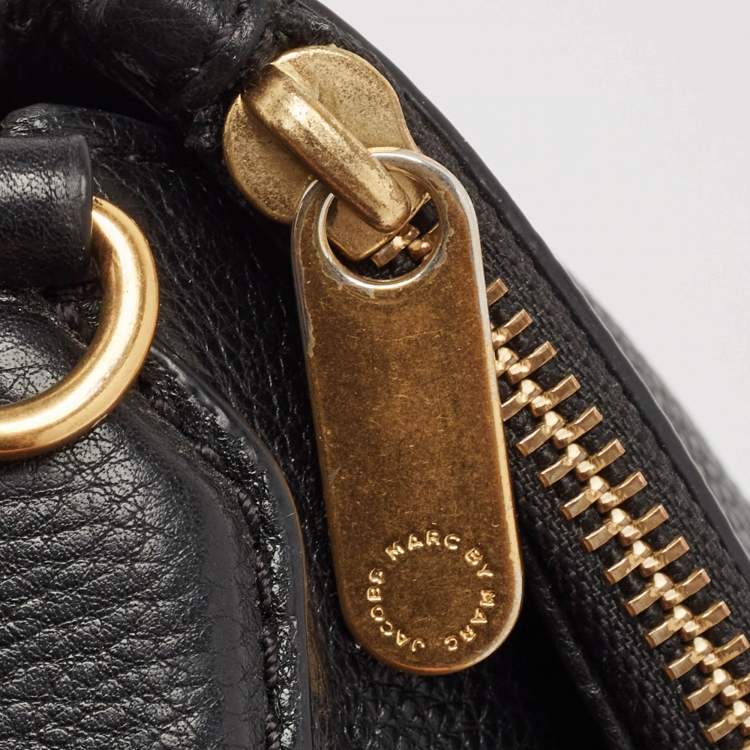 Pre Owned Marc by Marc Jacobs Black Leather Classic Q Natasha Crossbody Bag