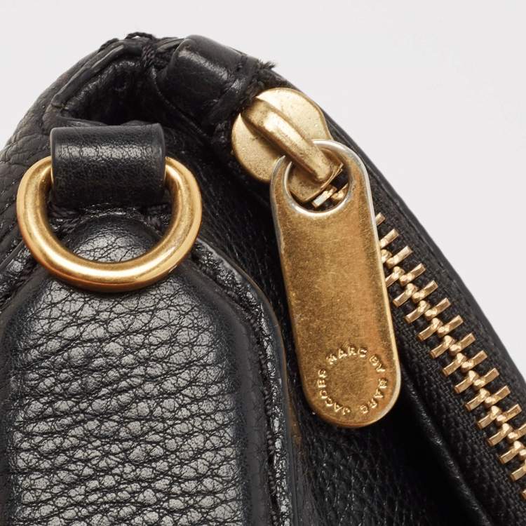 Pre Owned Marc by Marc Jacobs Black Leather Classic Q Natasha Crossbody Bag