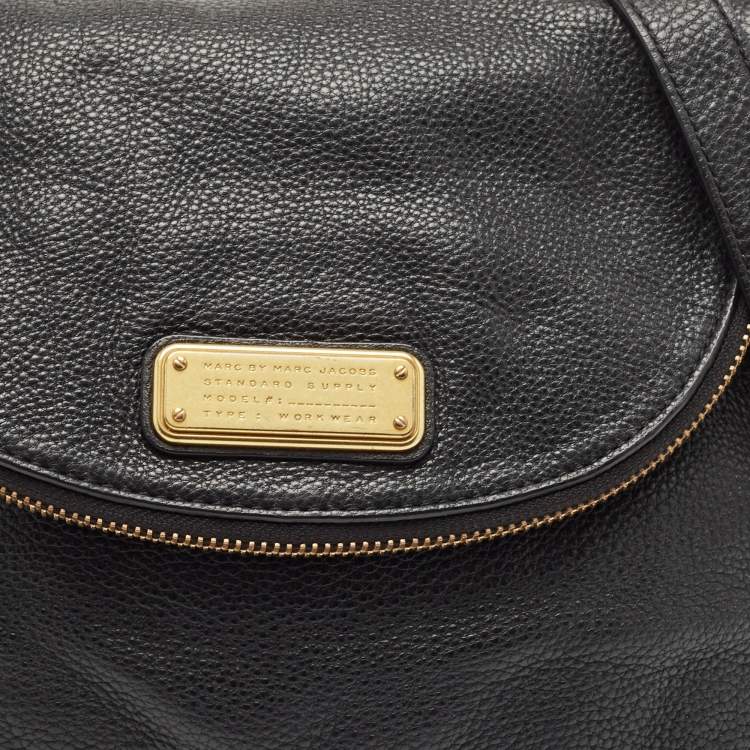 Pre Owned Marc by Marc Jacobs Black Leather Classic Q Natasha Crossbody Bag