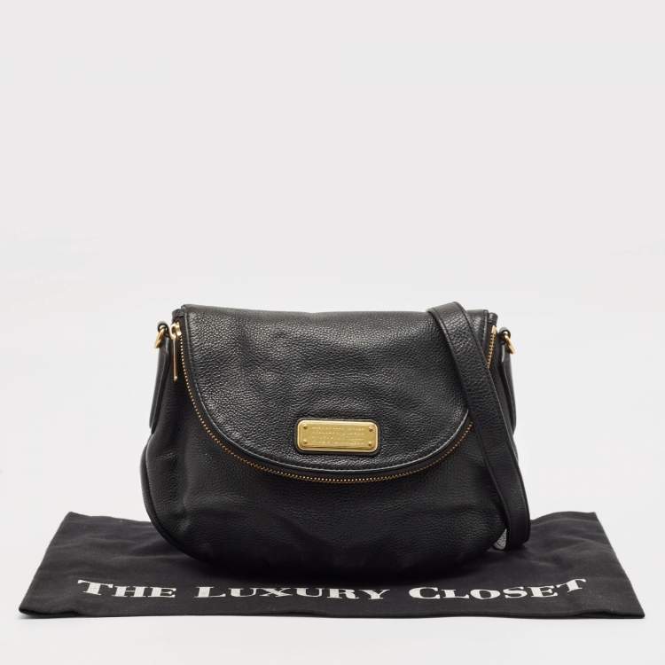 Pre Owned Marc by Marc Jacobs Black Leather Classic Q Natasha Crossbody Bag