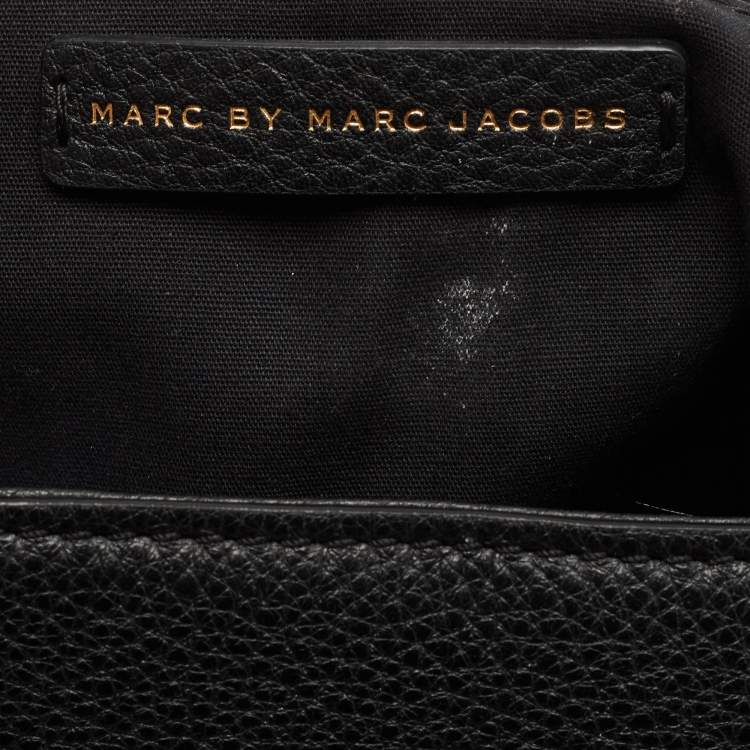 Pre Owned Marc by Marc Jacobs Black Leather Classic Q Natasha Crossbody Bag